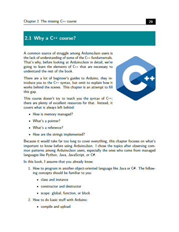 Mastering ArduinoJson: Why a C++ Course?