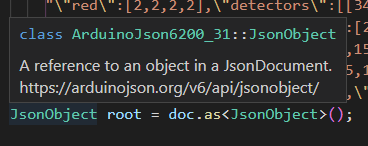 JsonObject's documentation on Visual Studio Code